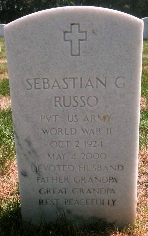 Sebastian Russo Cemetery Record